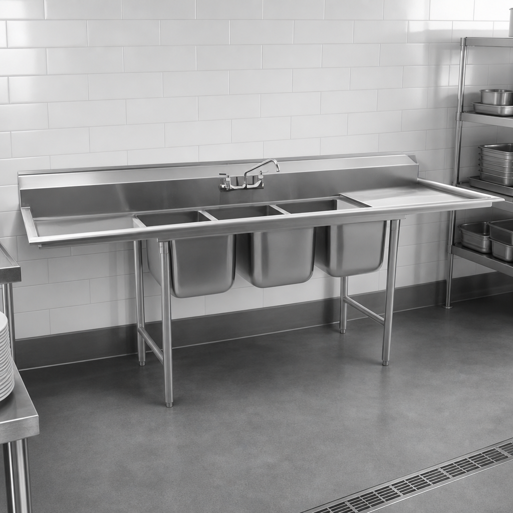Three-Compartment Sink Design