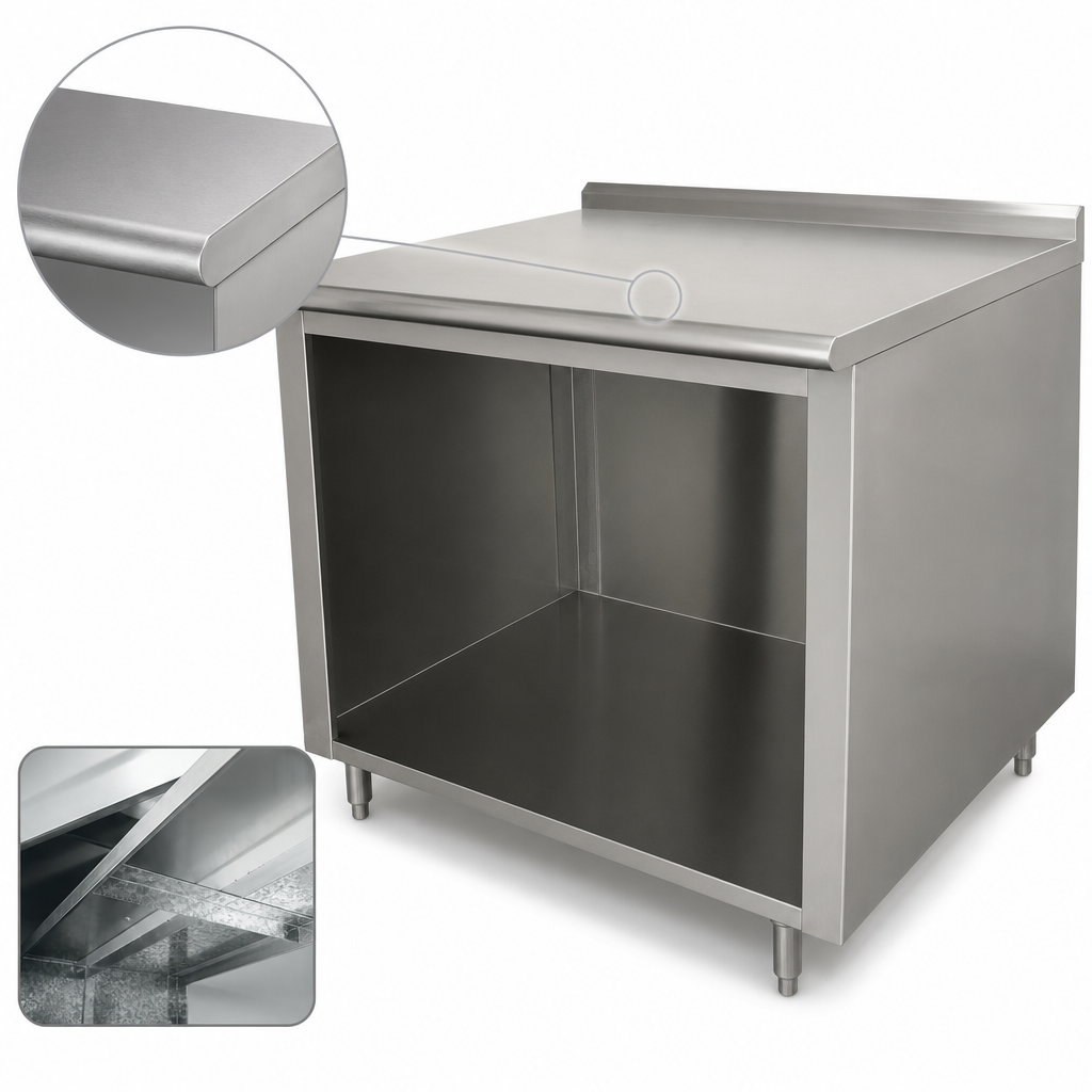 14 Gauge 304 Stainless Steel Top