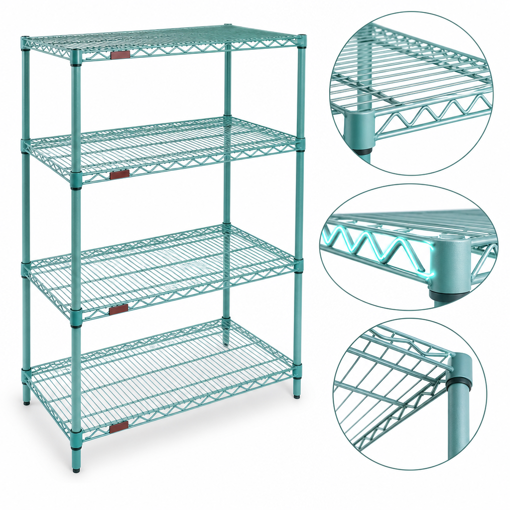 Patented QuadTruss Shelf Design