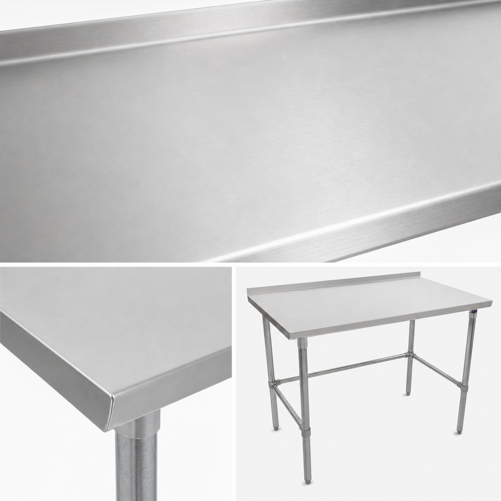 16-Gauge 300-Series Stainless Steel Top