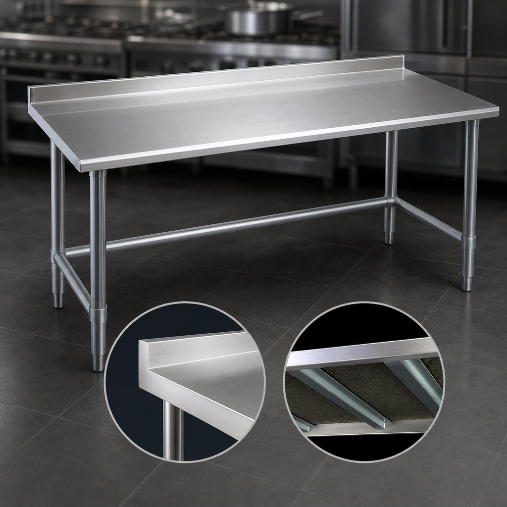 14-Gauge 300 Series Stainless Steel Top
