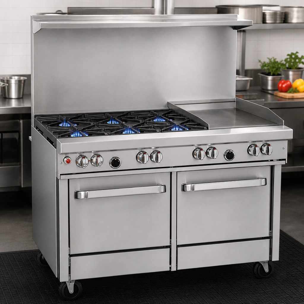 Four Non-Clog Burners