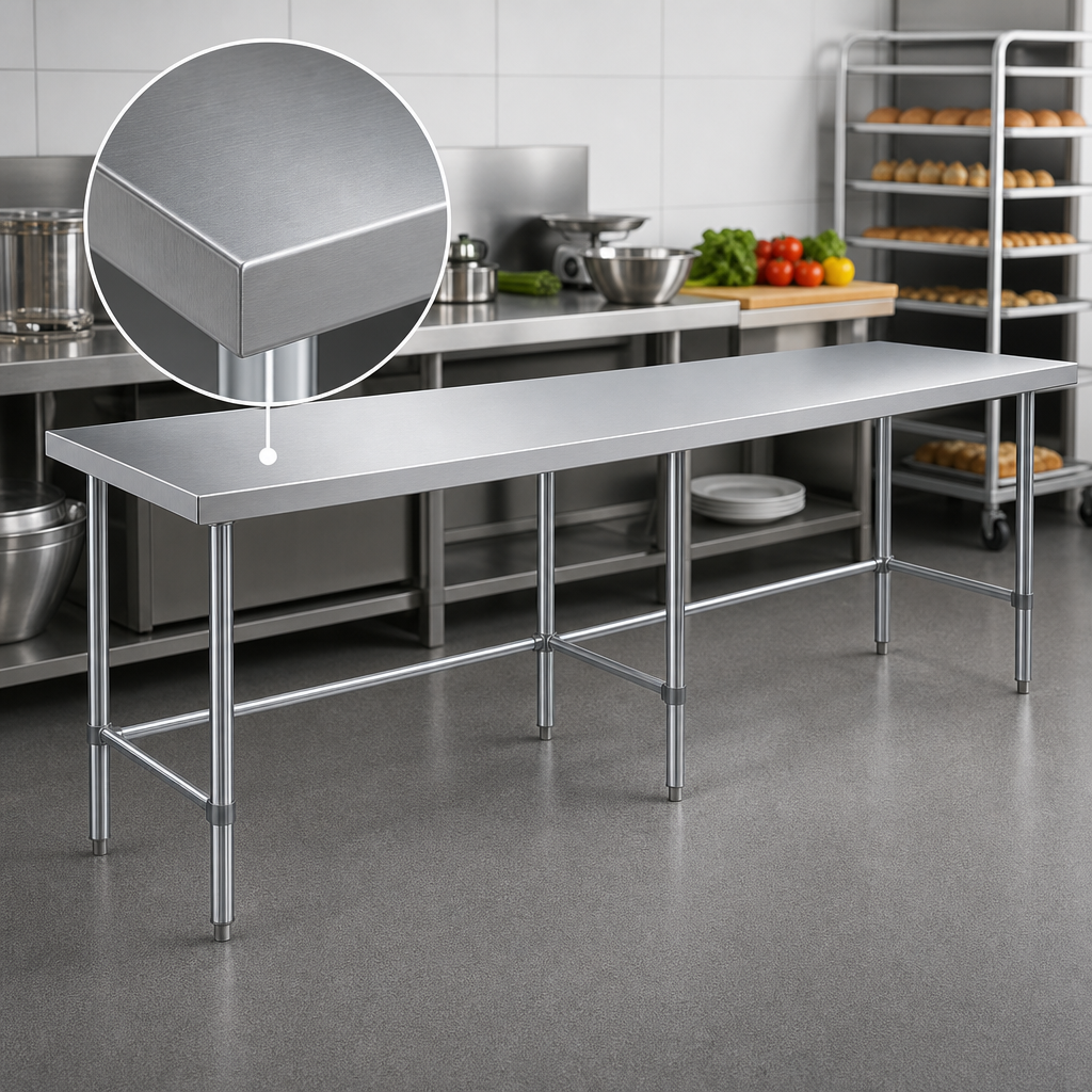 18-Gauge 430 Stainless Steel Top