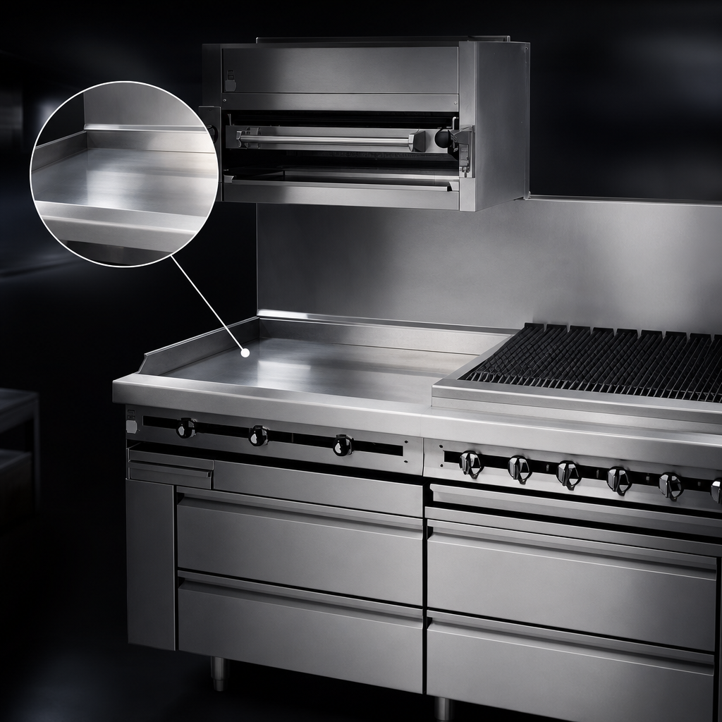 Polished Steel Griddle Plate