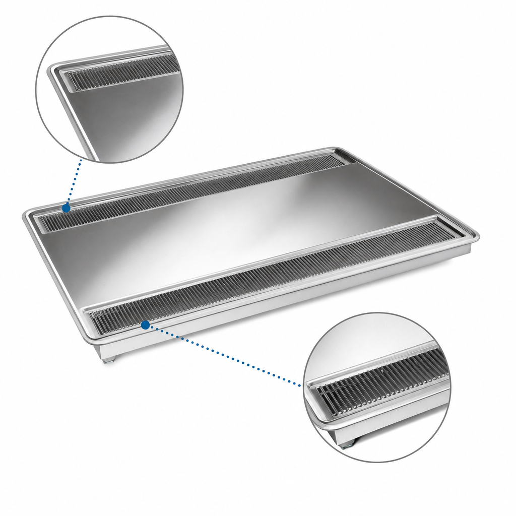 Double Drain Trough Design