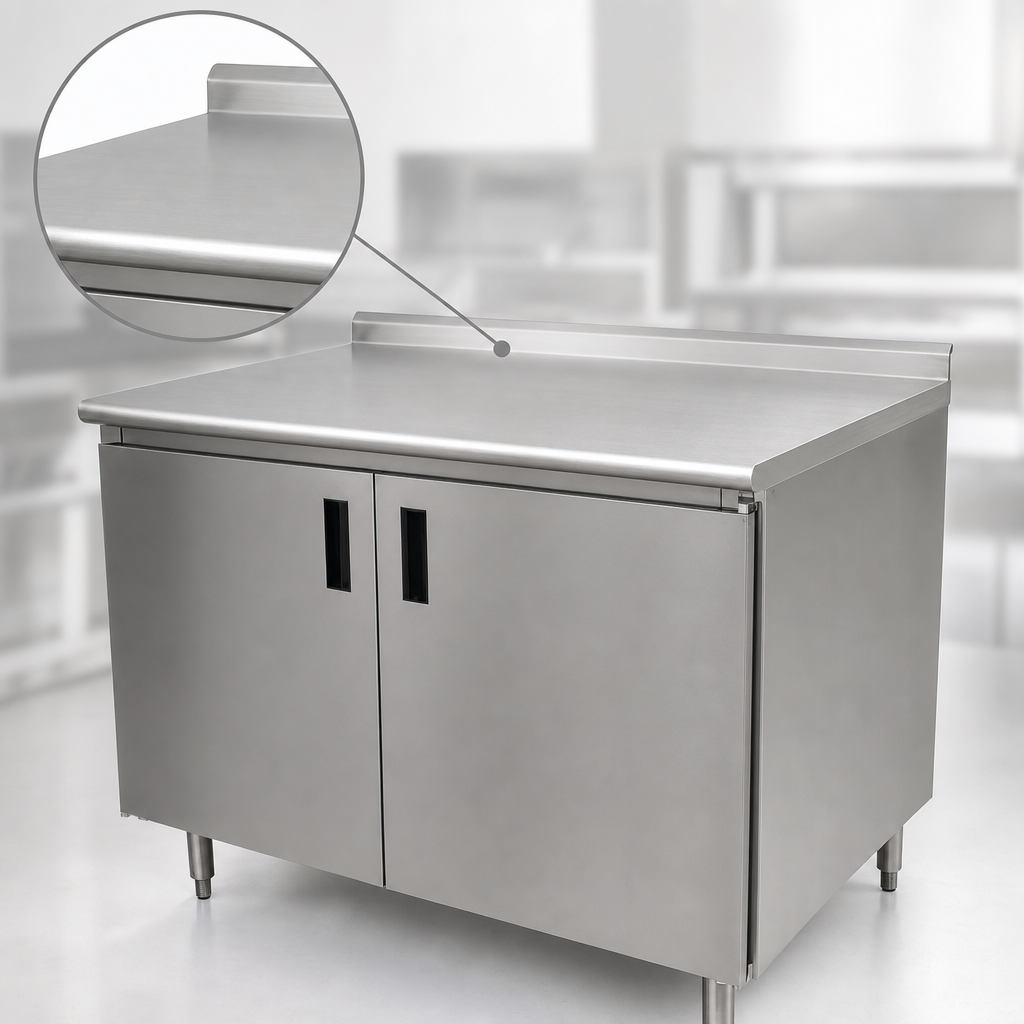 14-Gauge 304 Stainless Steel Top