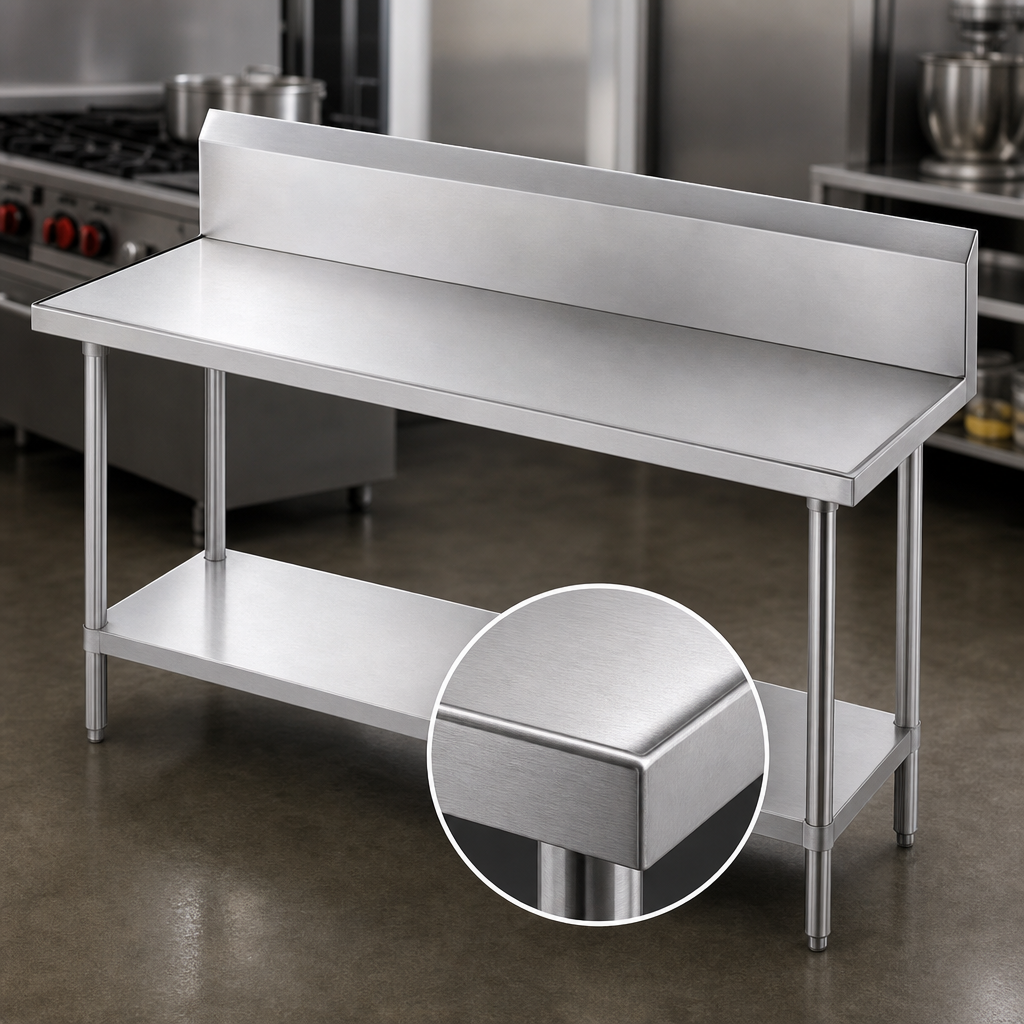 14 Gauge Stainless Steel Top