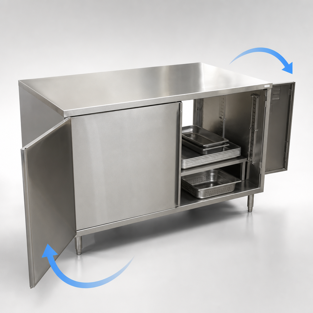 Dual-Access Hinged Doors