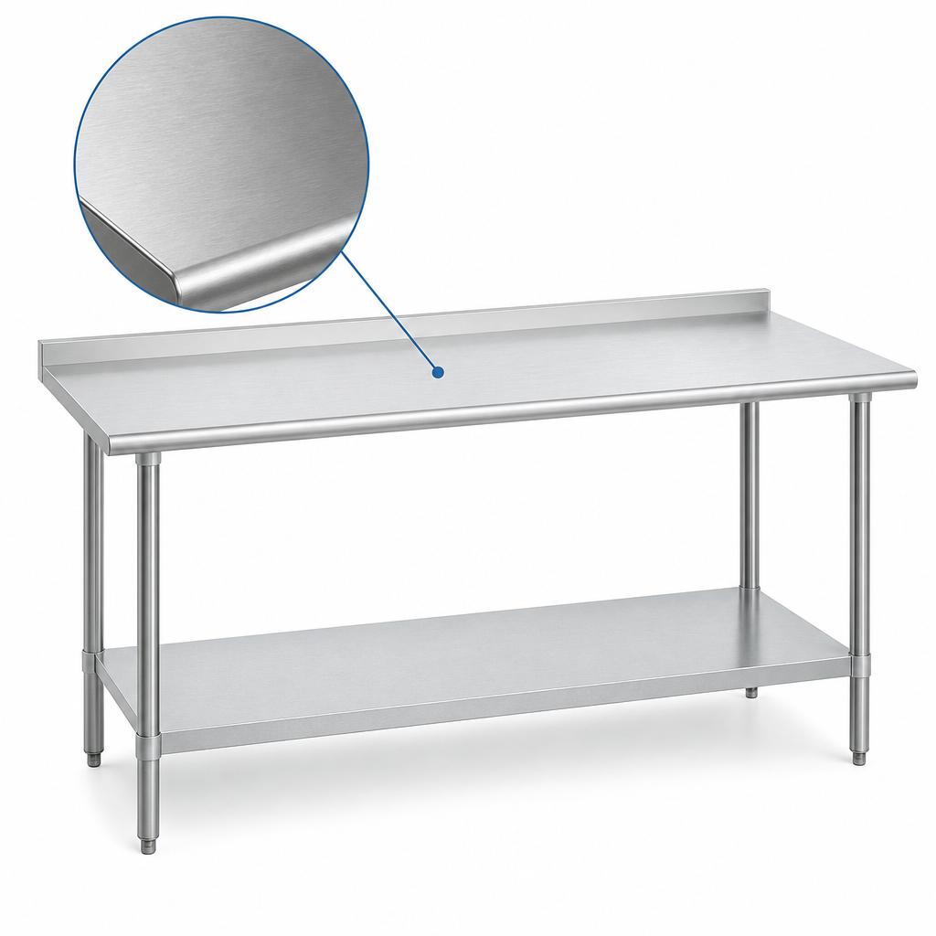 14-Gauge 300 Series Stainless Steel Top