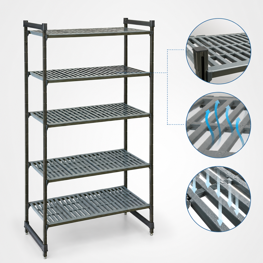 Vented Polypropylene Shelf Plates