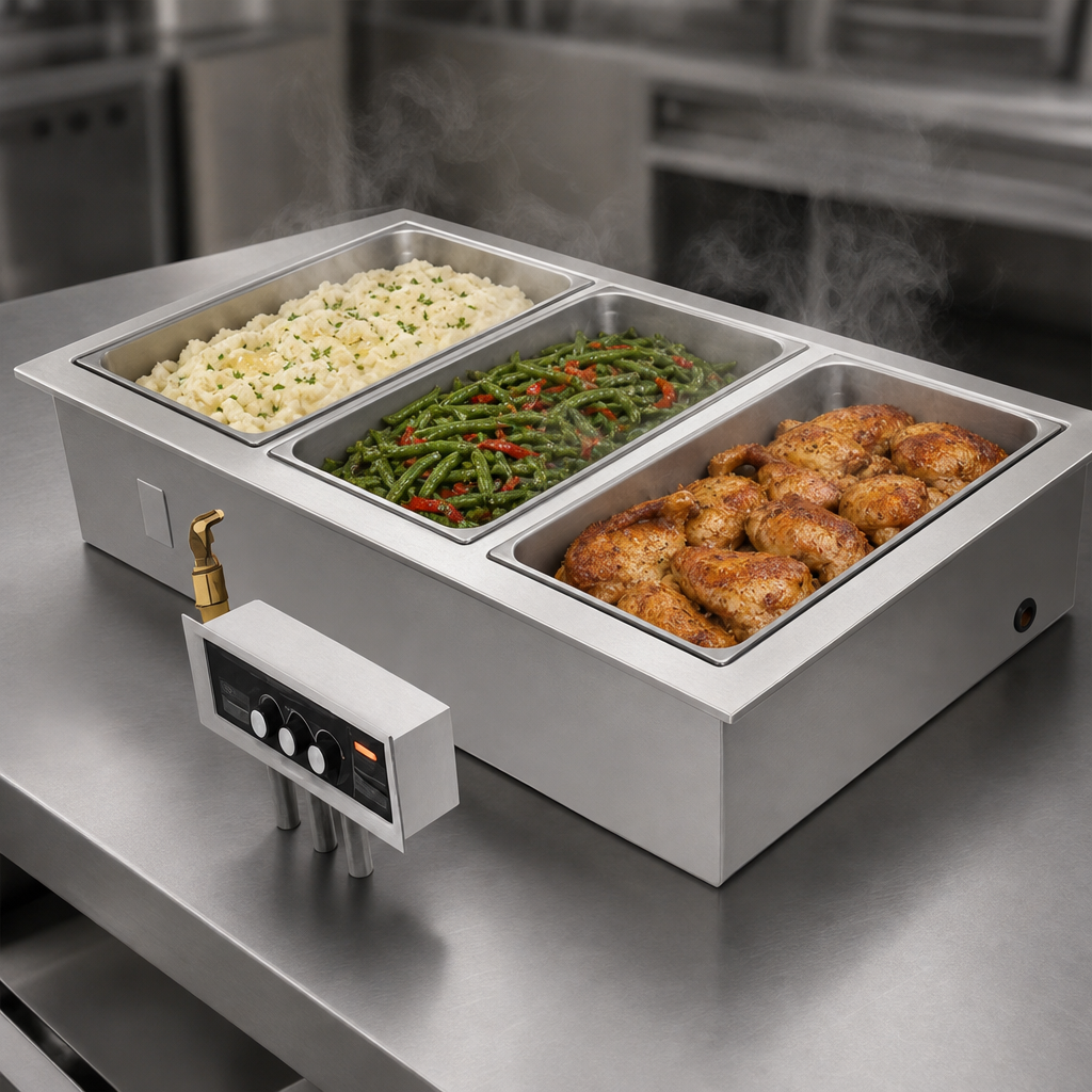 Three Full-Size Pan Capacity