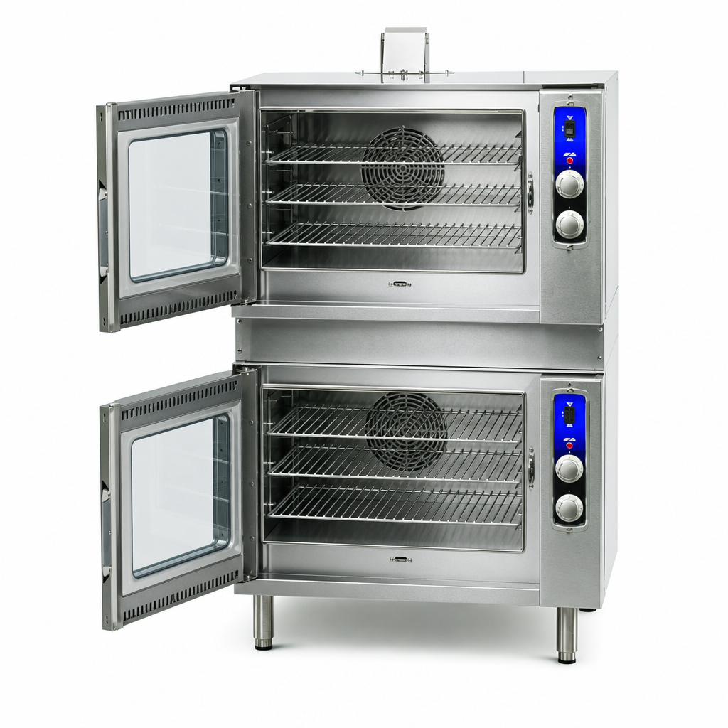 Three Chrome Racks Per Oven