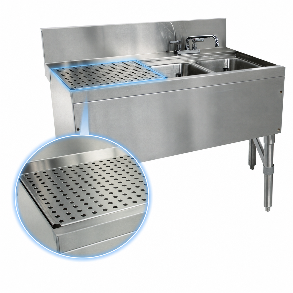 Perforated Left Drainboard
