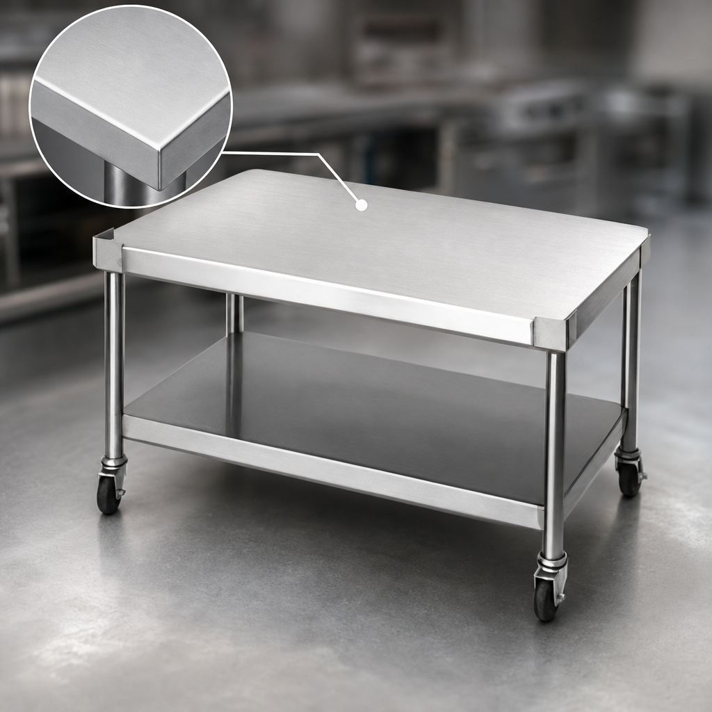 14-Gauge Stainless Steel Top