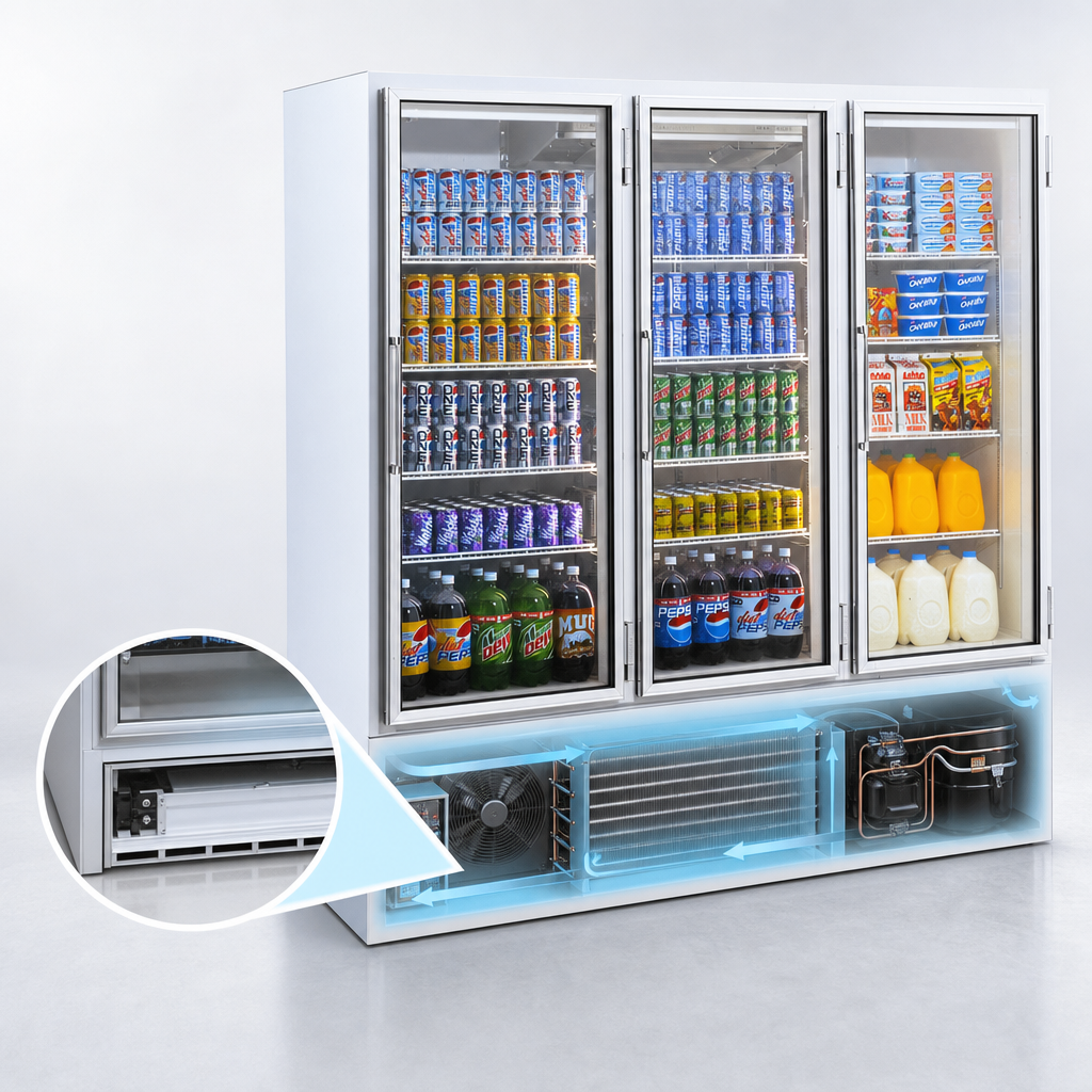 Bottom-Mount Self-Contained Refrigeration