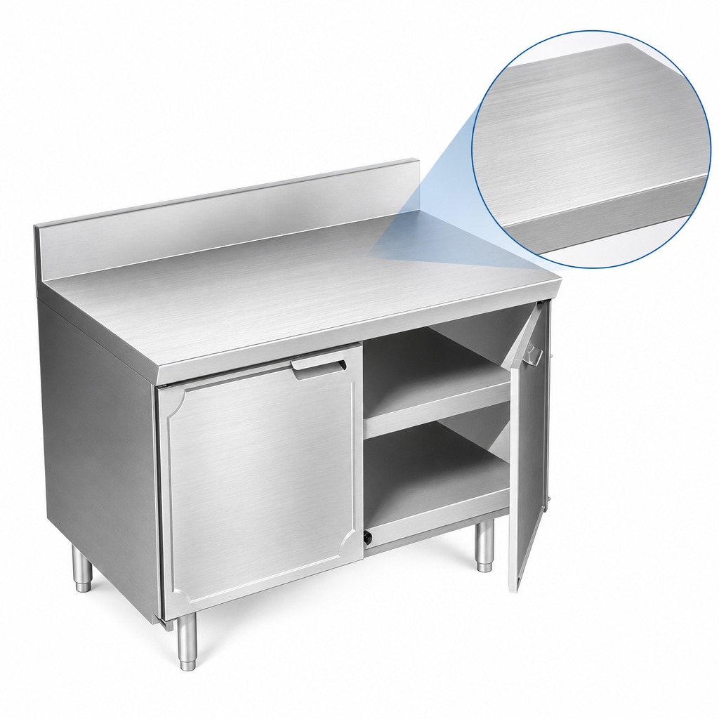16-Gauge Stainless Steel Top