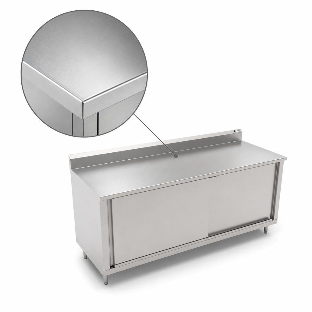 14-Gauge Type 300 Stainless Steel Top
