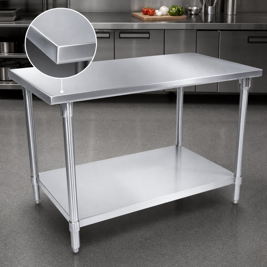 14-Gauge Stainless Steel Top