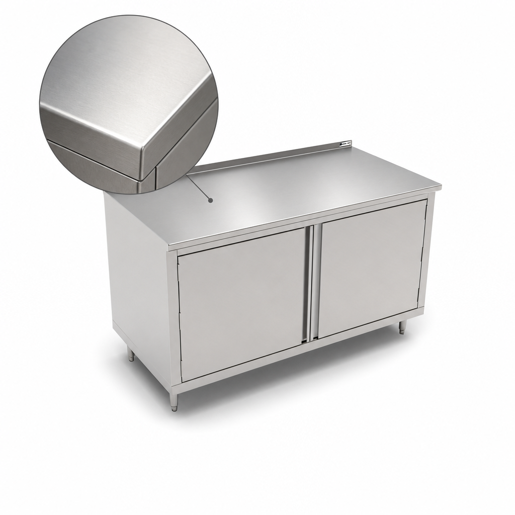14-Gauge Stainless Steel Top
