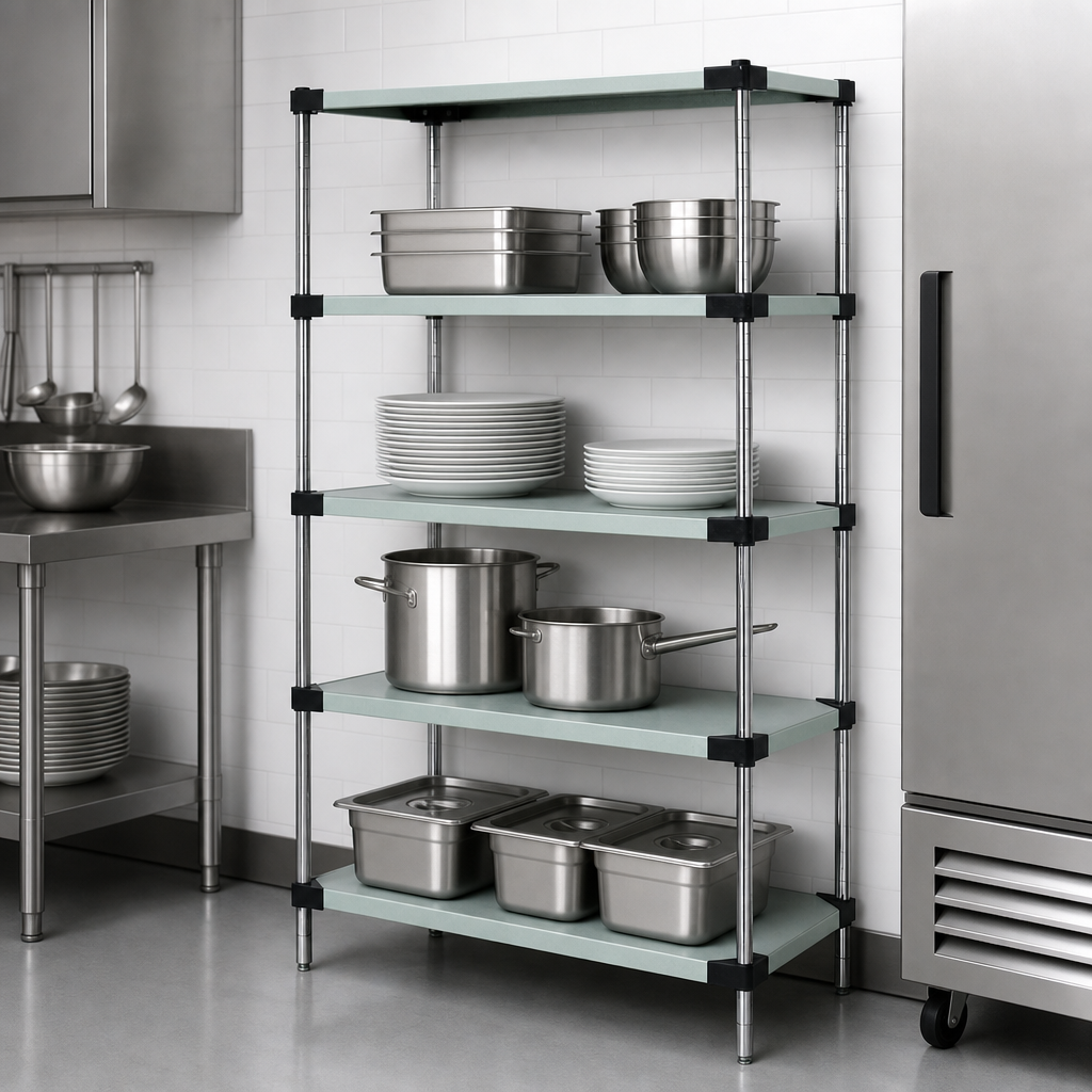 Five Solid Shelves