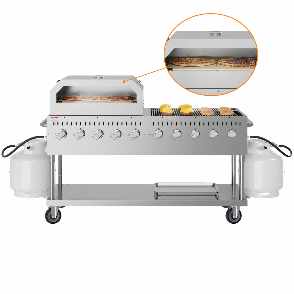 36-Inch Pizza Oven Section