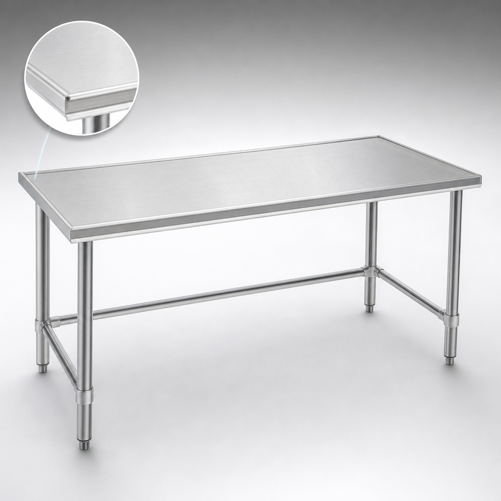 14-Gauge Stainless Steel Top