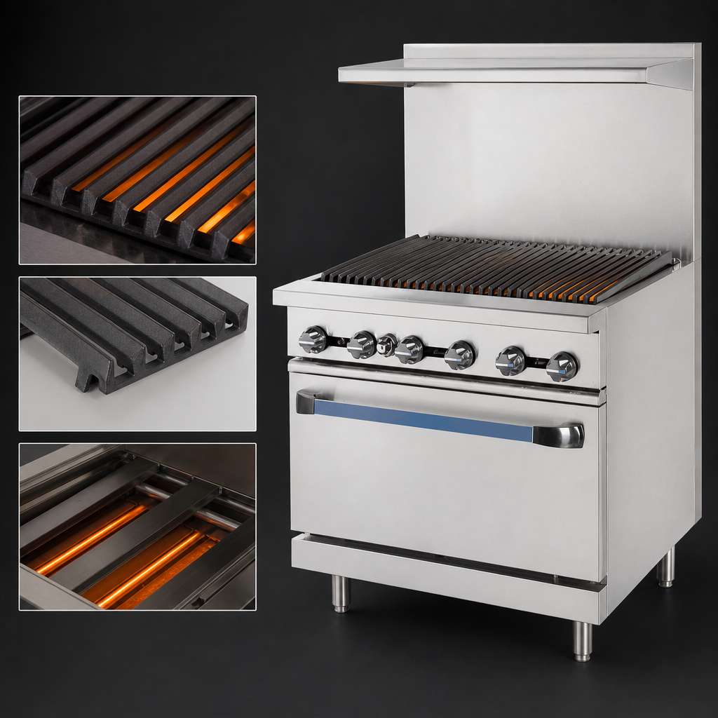 Radiant Charbroiler Top