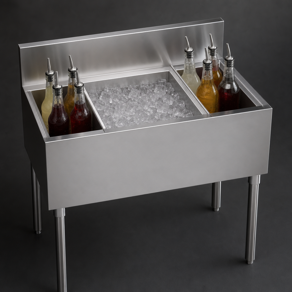 Dual 8-Inch Insulated Bottle Wells