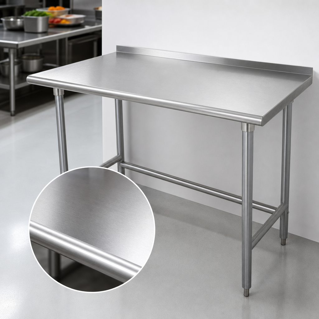 14-Gauge 304 Stainless Steel Top