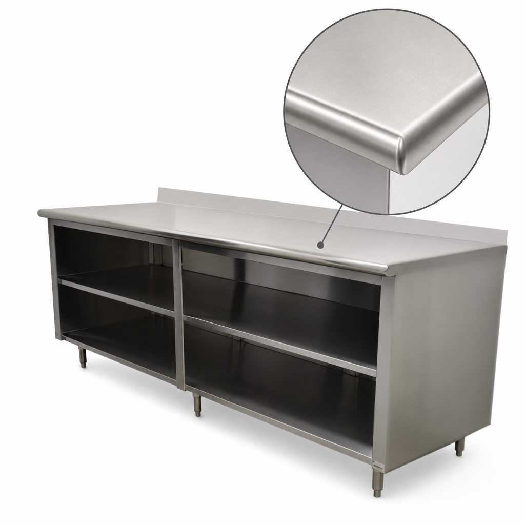 16-Gauge 304 Stainless Steel Top