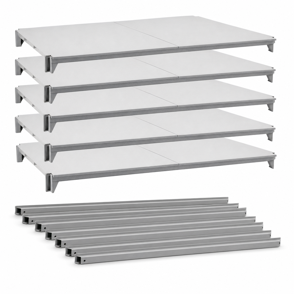 Five Shelf Plates Included