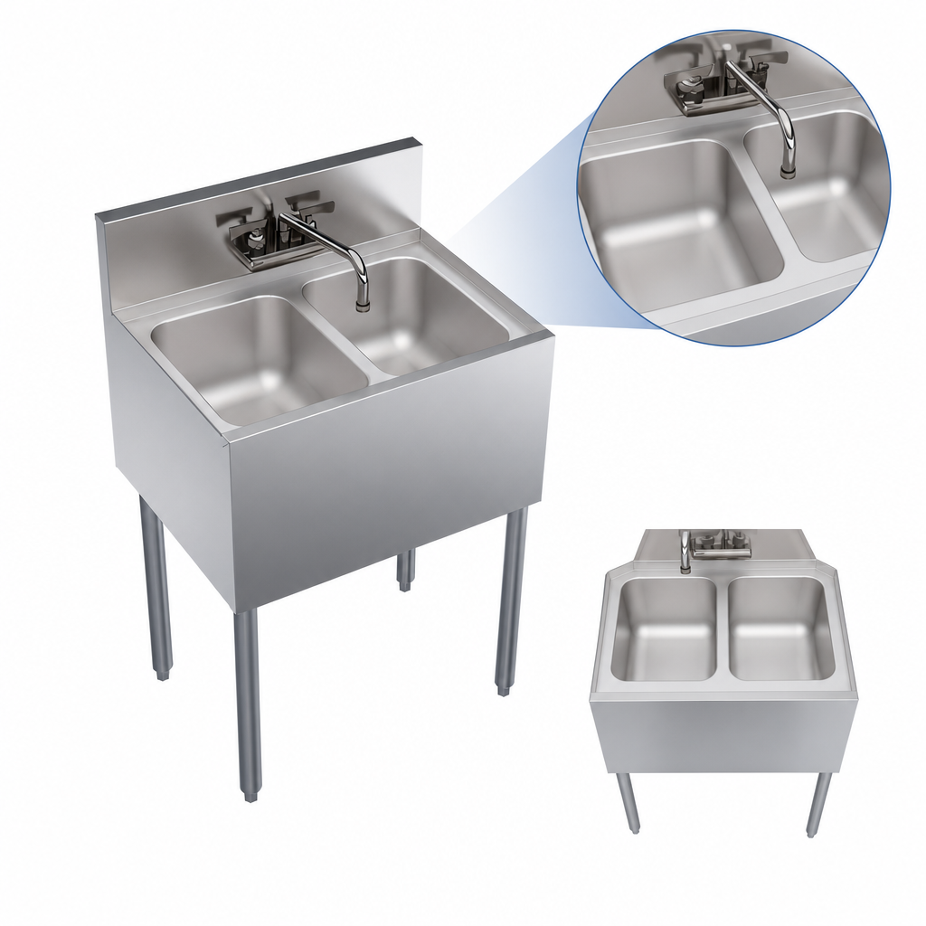Two Sink Compartments