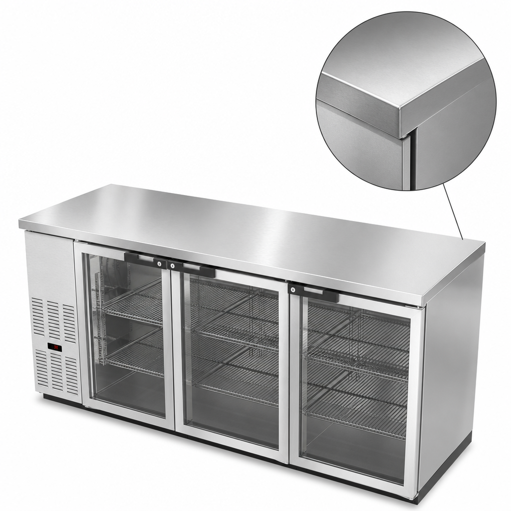 18-Gauge Stainless Steel Top
