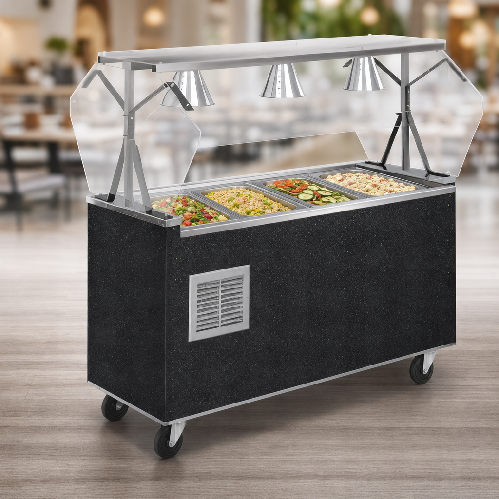 Four-Pan Refrigerated Service