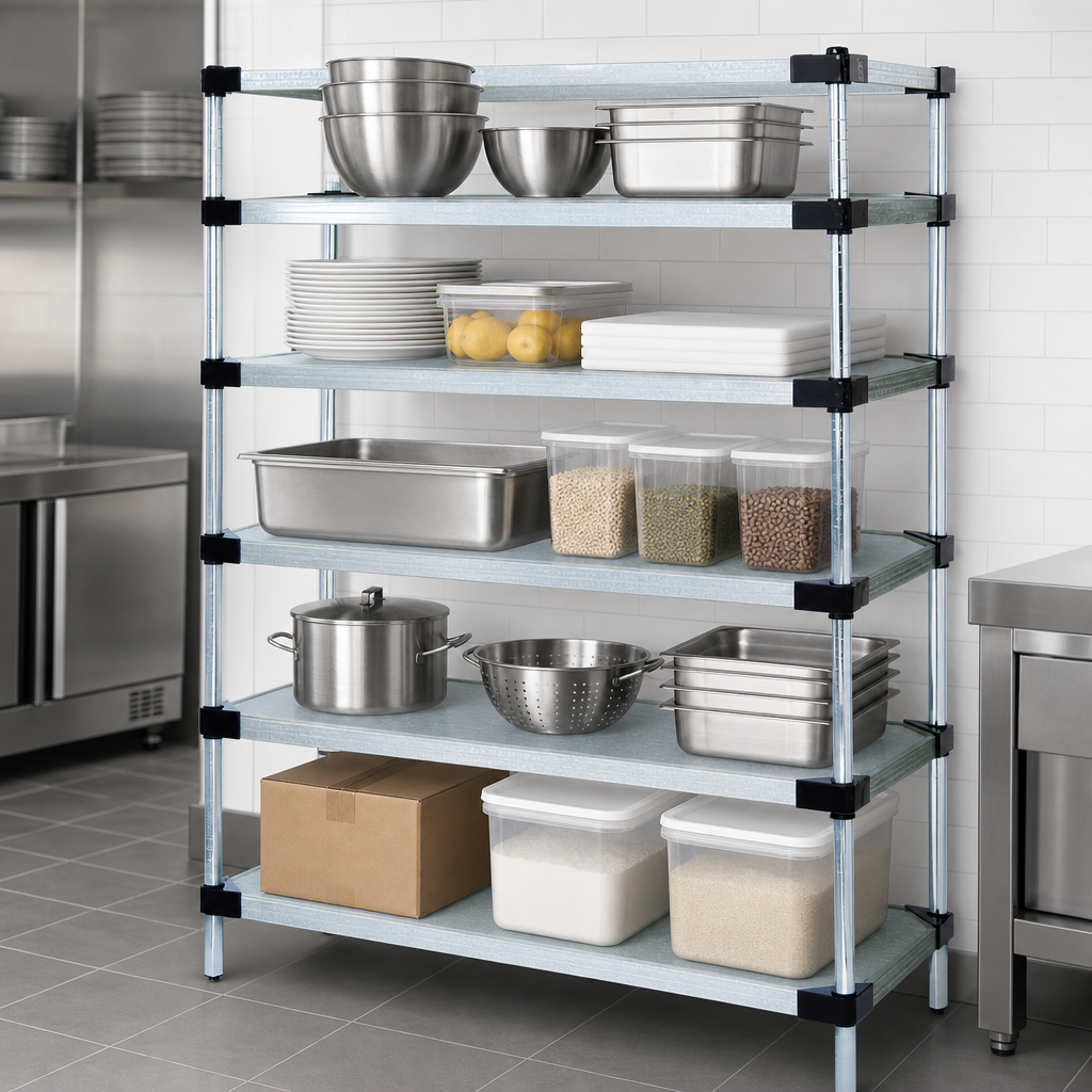 Five Solid Shelves