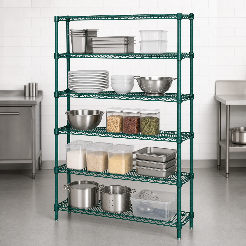 Five Wire Shelves