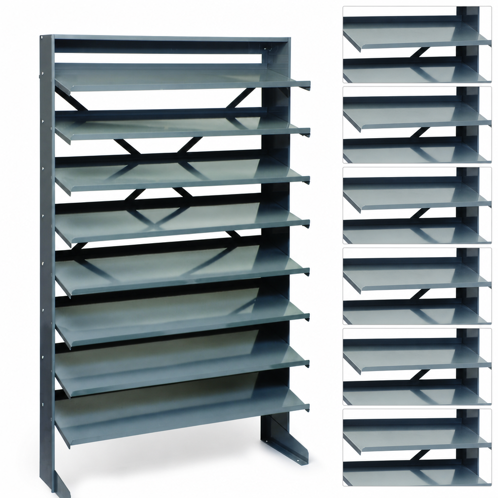 Eight Shelves Included