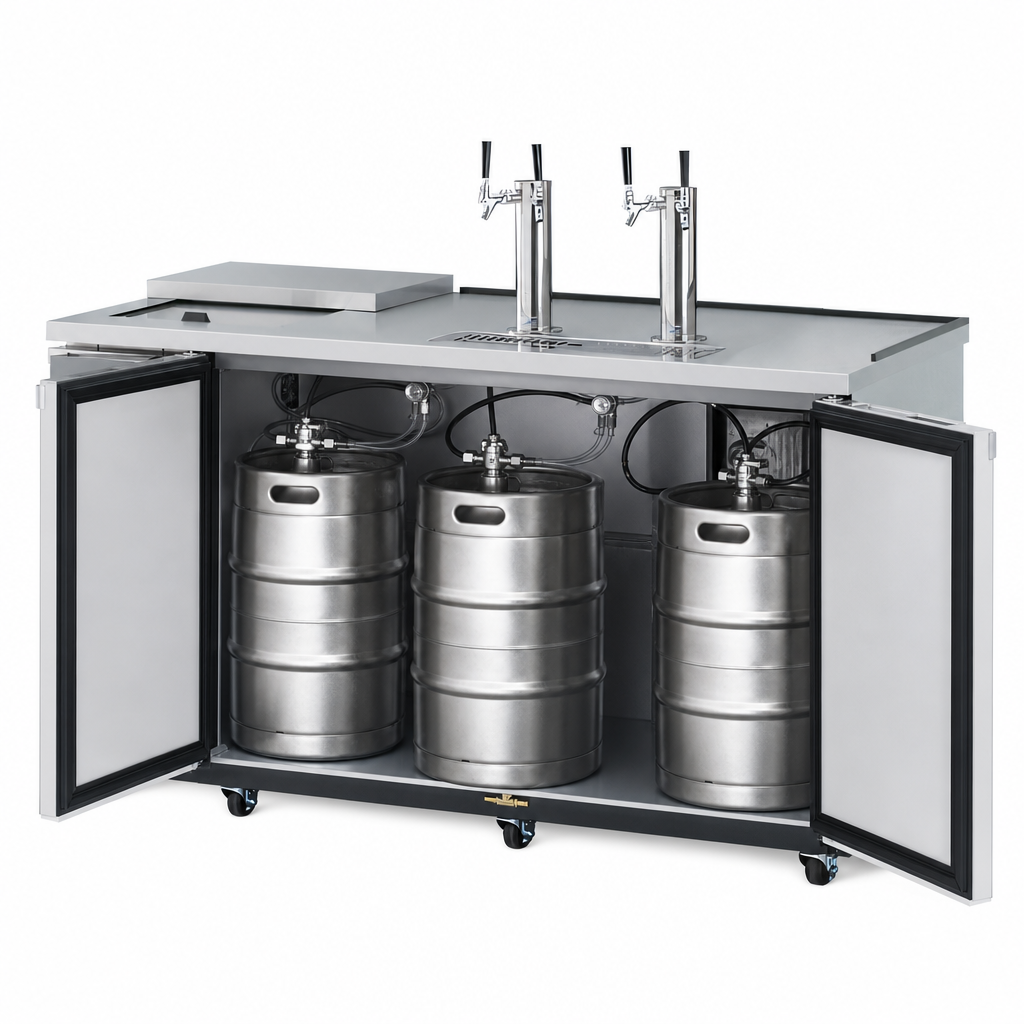 3 Half-Barrel Capacity