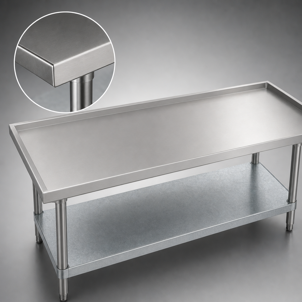 14-Gauge 304 Stainless Steel Top