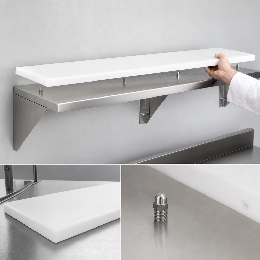 Removable Poly Cutting Board