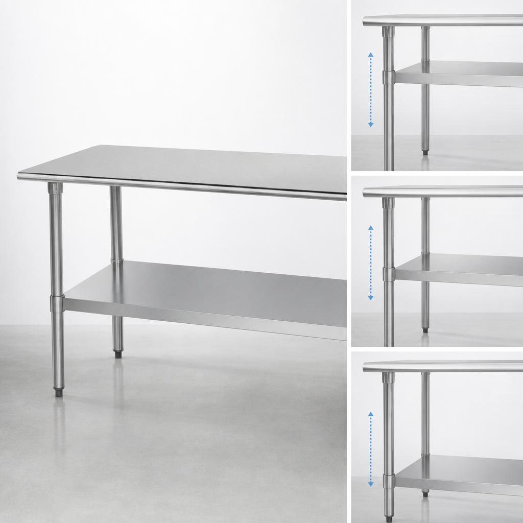 Adjustable Stainless Steel Undershelf