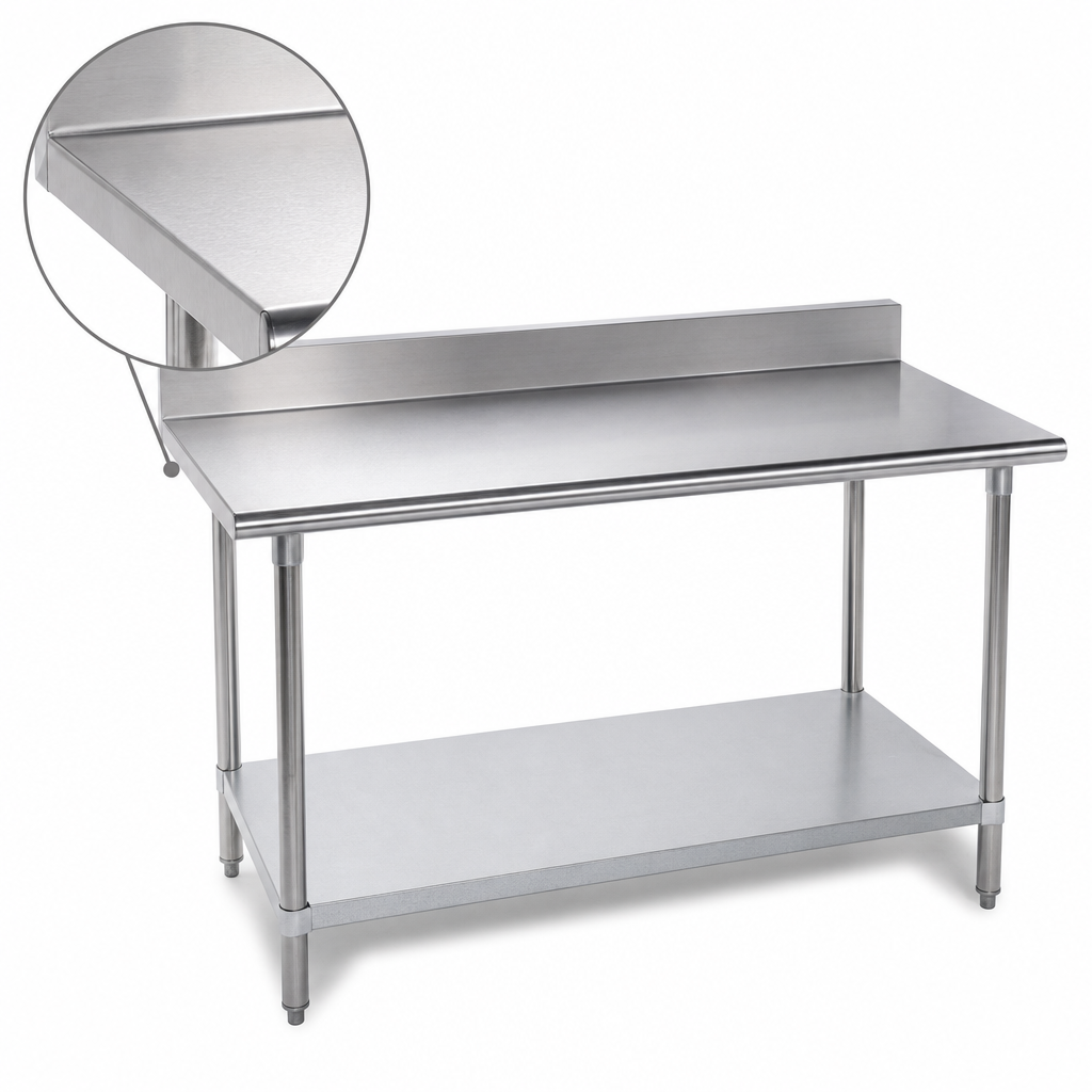 14-Gauge 304 Stainless Steel Top
