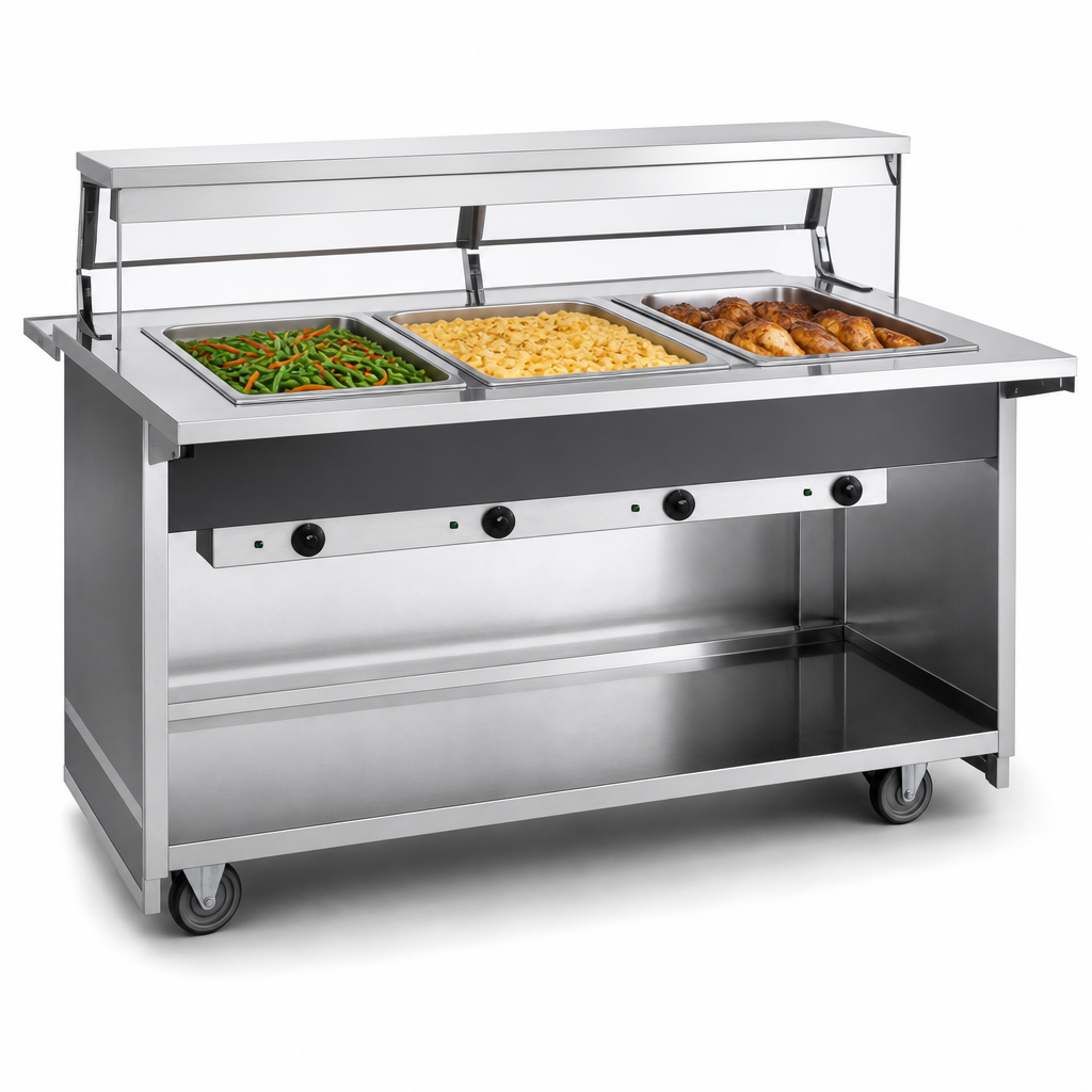 Triple Hot Food Wells