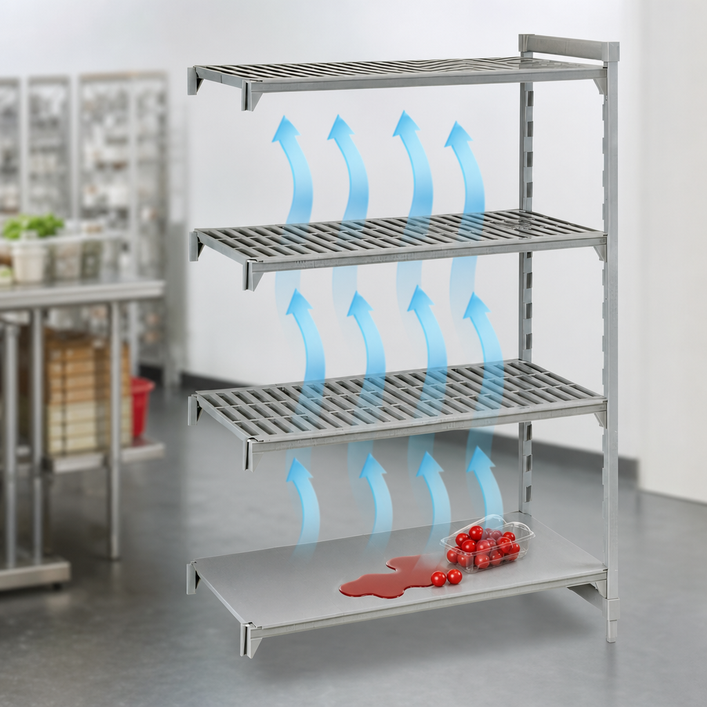 Vented and Solid Shelf Configuration