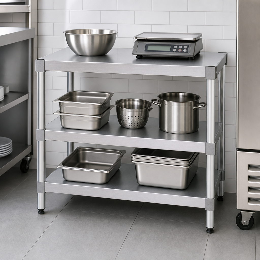 Two Adjustable Solid Shelves