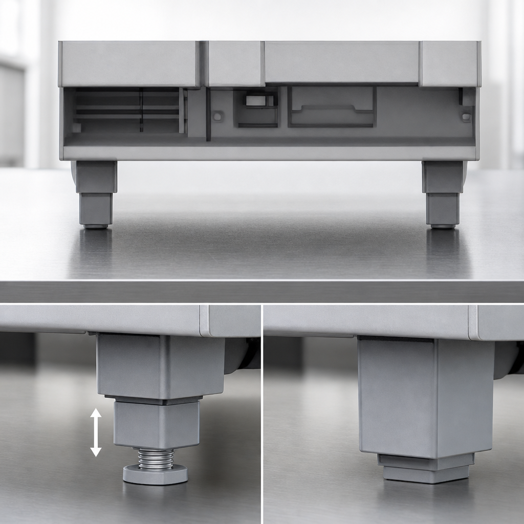 Height-Adjustable Feet