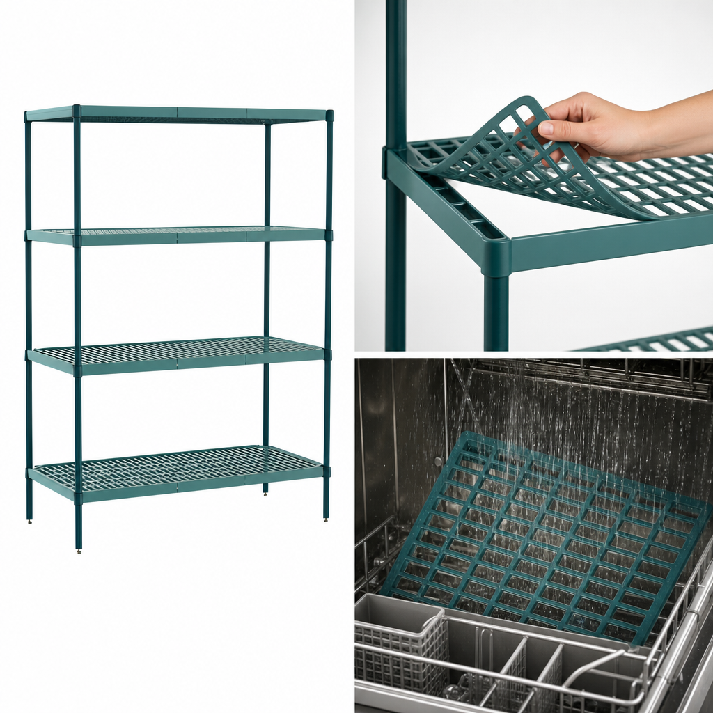 Removable Polymer Shelf Mats