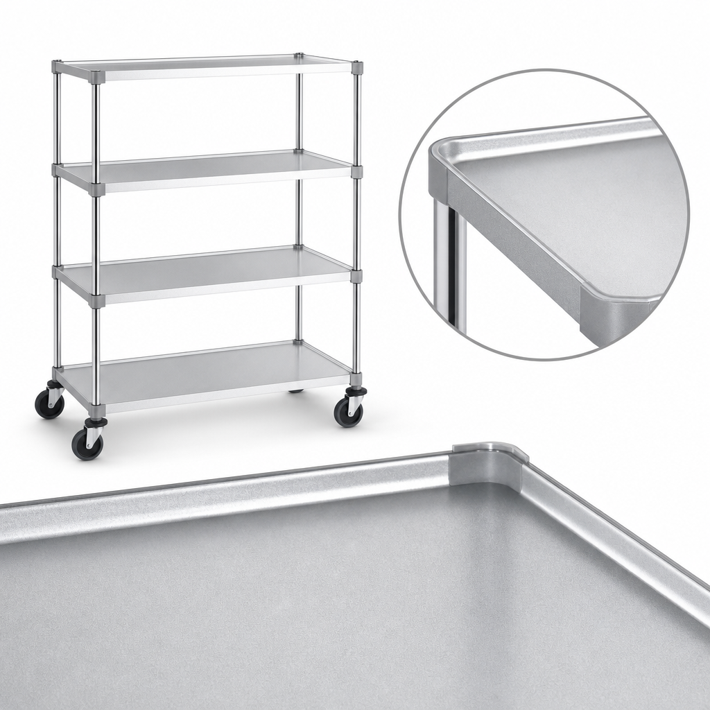 Solid Galvanized Shelves