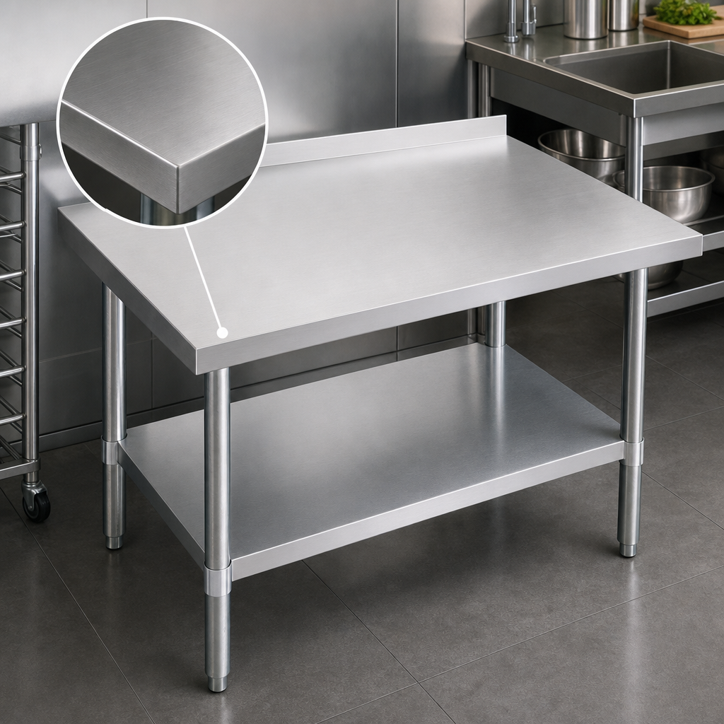 18-Gauge Stainless Steel Top