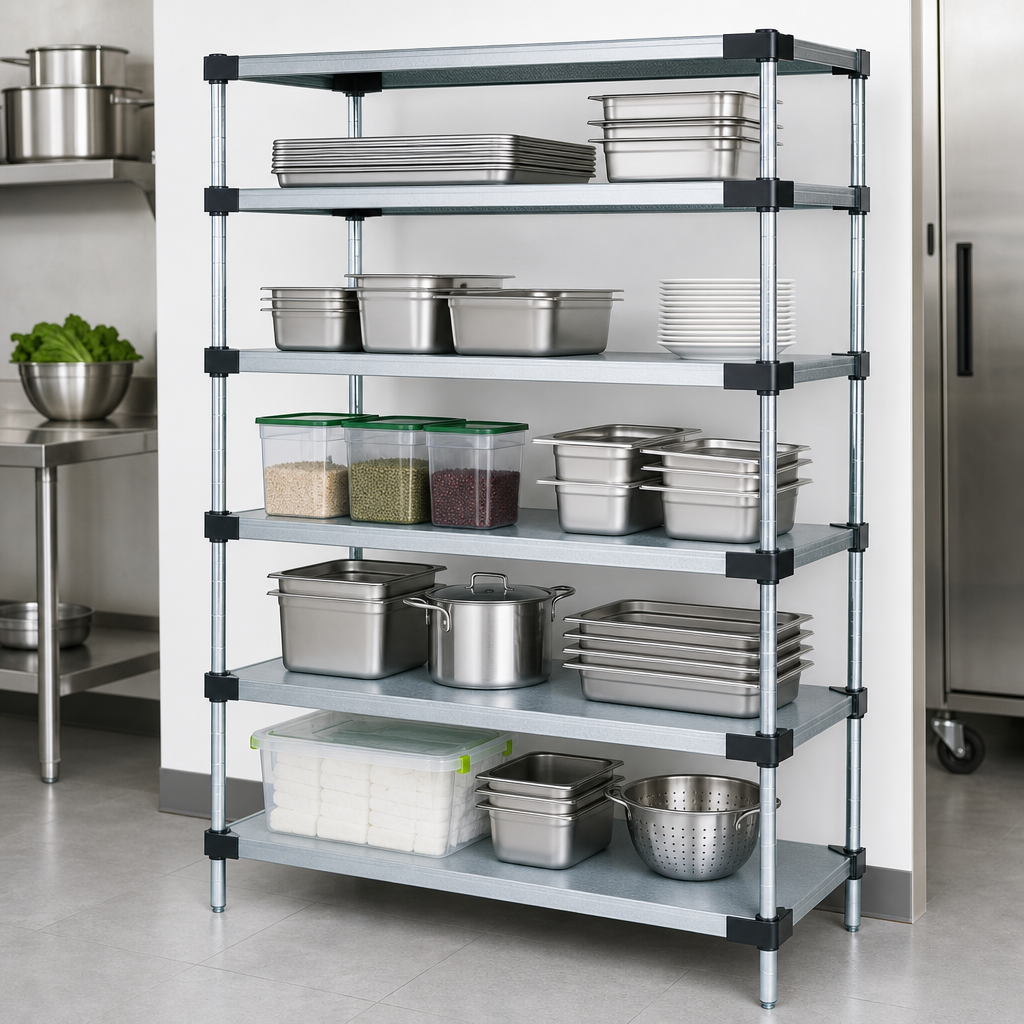 Five Solid Shelves